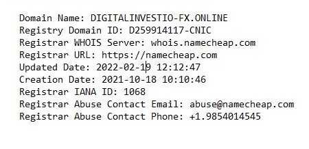 Domain Digital Investiocoin